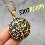 PENDRA Saint Benedict Exorcism Steel Necklace