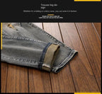 PENDRA Denim Straight Ripped Pants