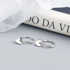 PENDRA Hoop Sterling Silver 4 Earrings