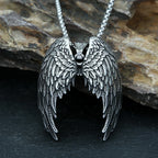 PENDRA Angelwing Stainless Steel Angel Wings Pendant