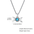 PENDRA Turquoise Knot Pendant Necklace