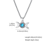 PENDRA Turquoise Knot Pendant Necklace