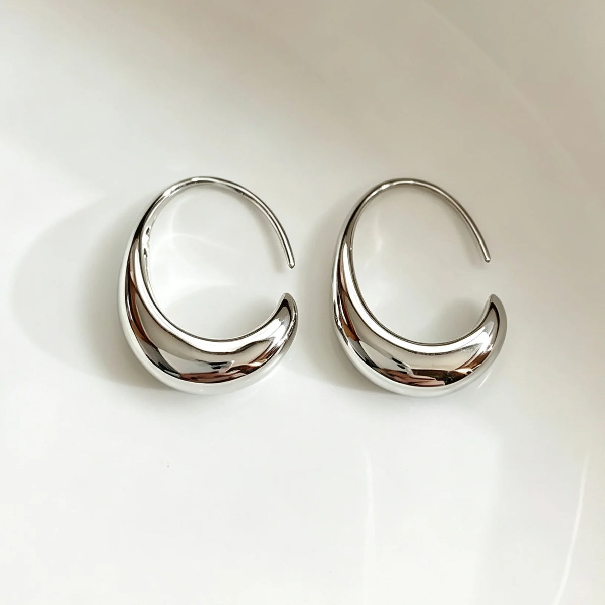 VENTFILLE 925 Sterling Silver Black Agate Earring for Women Girl Design Personality Minimalism Jewelry Gift Dropshipping