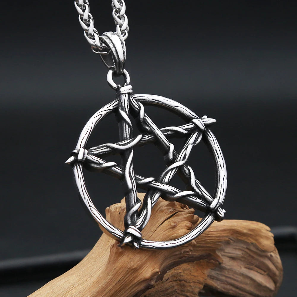 PENDRA Davidstar Stainless Steel Star of David Pendant