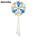 PENDRA Palmera Palace Flower Brooch
