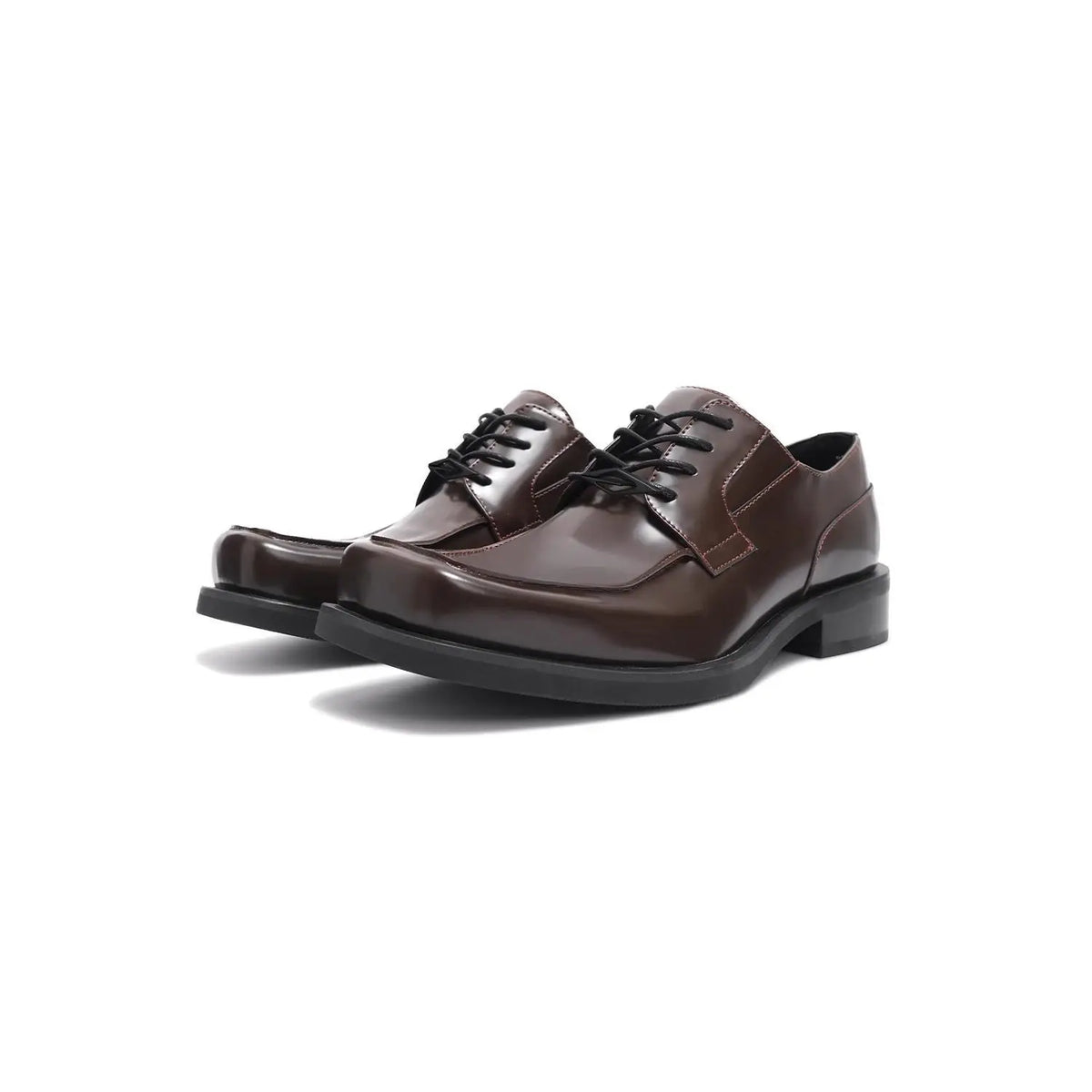 PENDRA Leather Platform British Shoes
