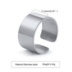 PENDRA Bend High Polished Steel Ring