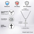 PENDRA Cross Square Pendant Necklace
