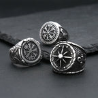 PENDRA Runeband Vintage Viking Rune Ring
