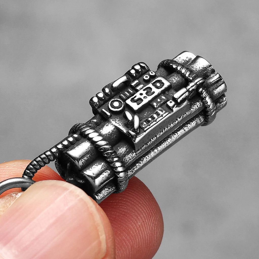 PENDRA Time Bang Steel Necklace