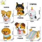 PENDRA Cute Dog Micro Building Set