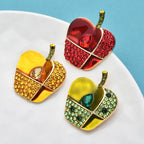 PENDRA Appella Shining Apple Brooch