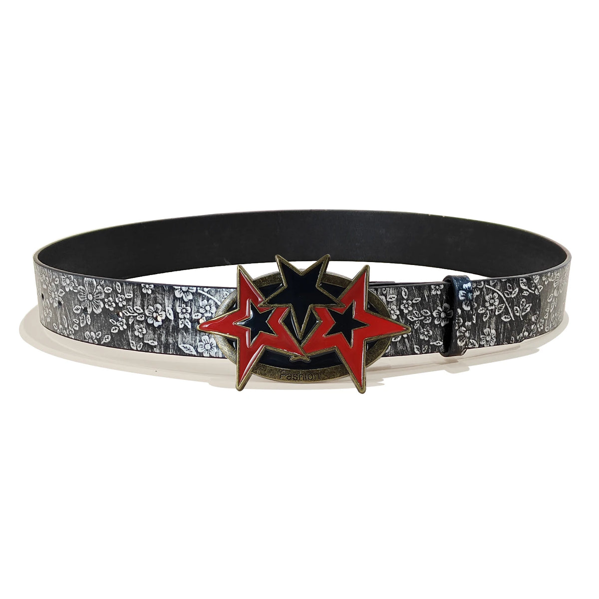 New Fashion Luxury Belt Black Punk Accessories Girdle HipHop Y2k Star Buckle Jeans Skirt Plus Size Waistband For Men Women