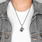 PENDRA SLR Camera Boyfriend Steel Necklace