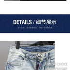 PENDRA Denim Distressed Knee Jeans