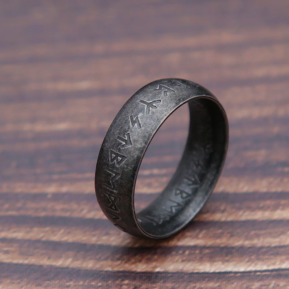 PENDRA Runeband Retro Viking Rune Ring