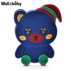 PENDRA Acrylic Wear Sleep-hat Bear 2-color Brooch