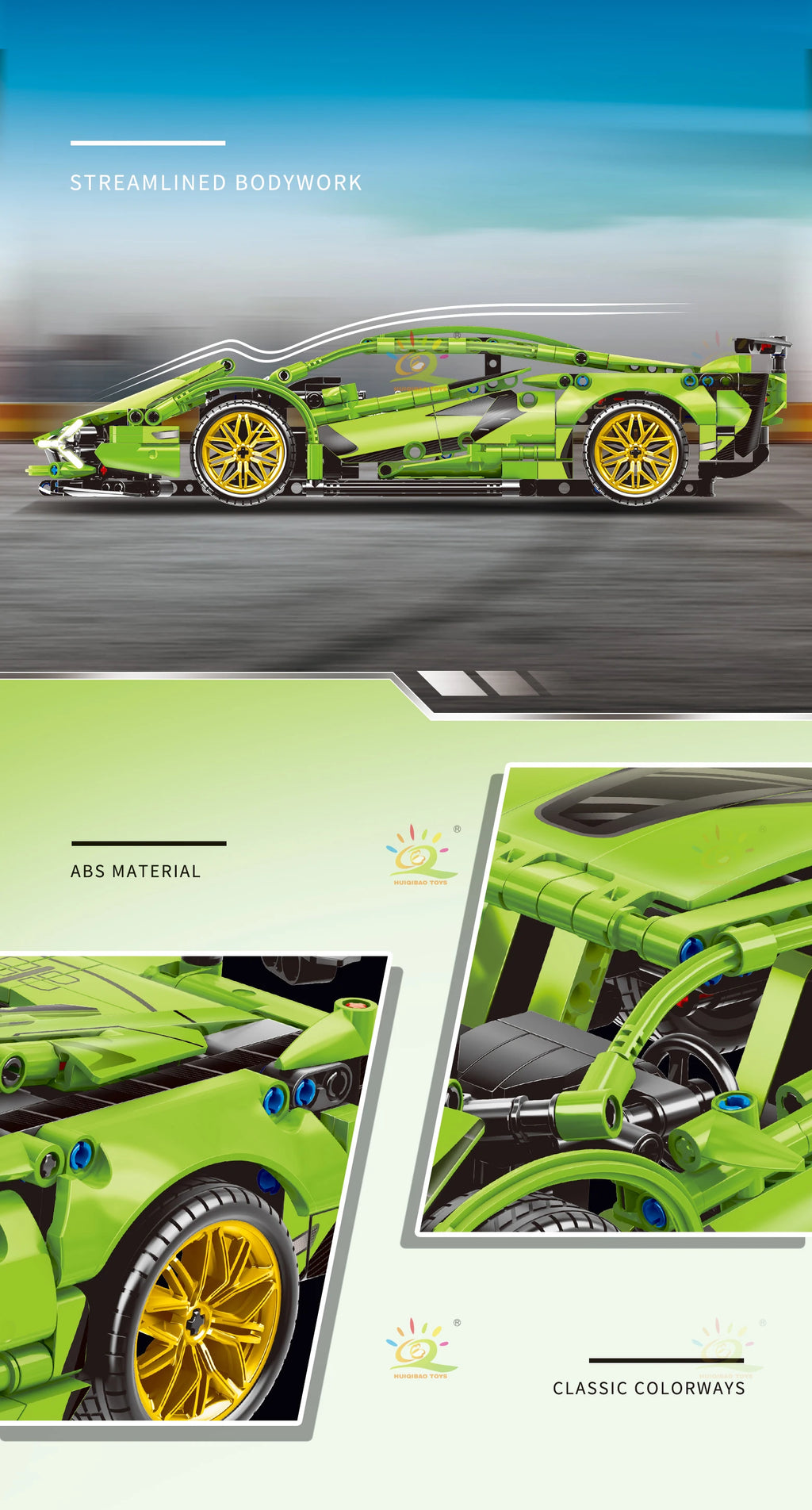 PENDRA Racing Technical LED Building Set
