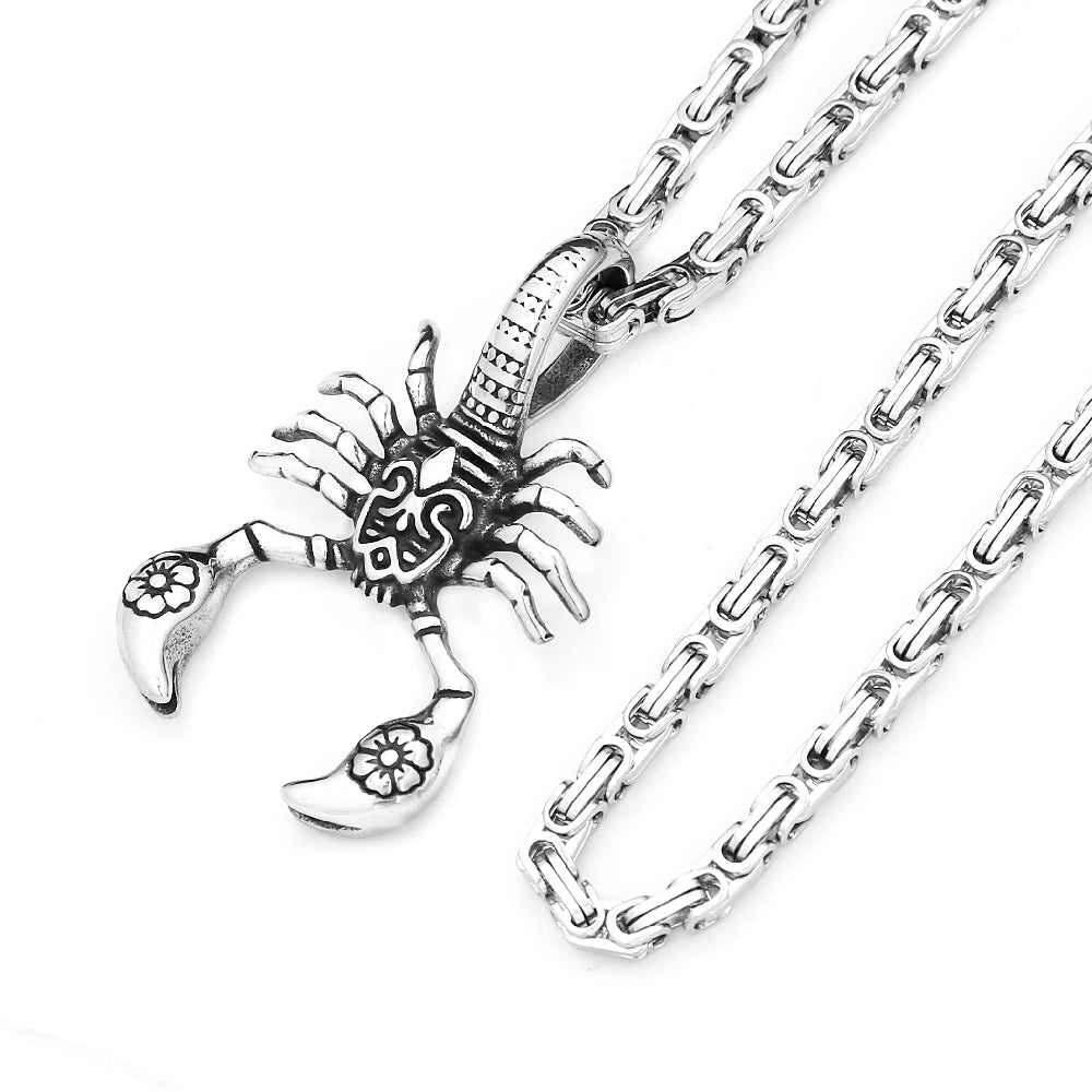 PENDRA Scorpius Stainless Steel Scorpion Pendant