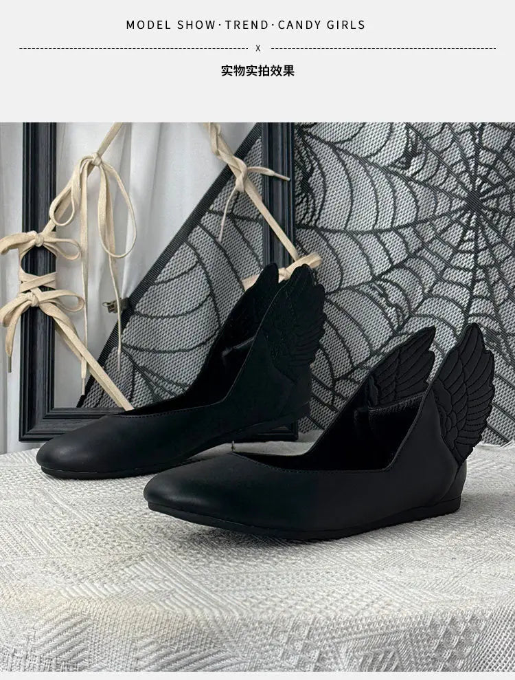 PENDRA Flat Medieval Shallow Shoes