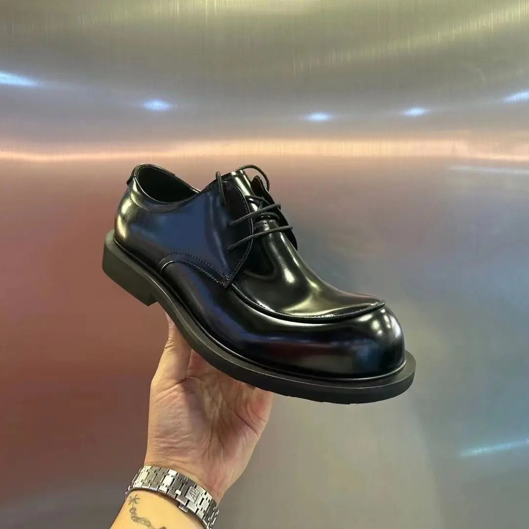 PENDRA Leather Cowhide Big Shoes
