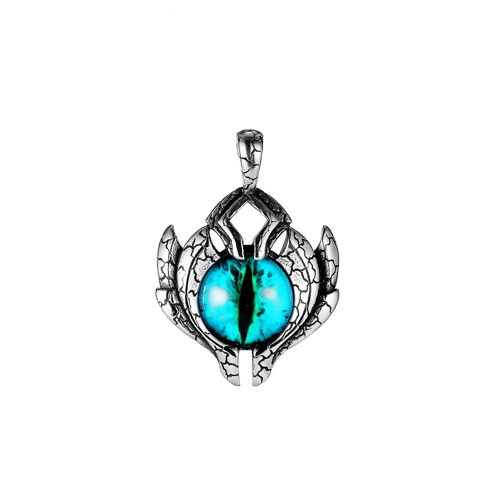 PENDRA Demoneye 316L Stainless Steel Demon Eye Pendant