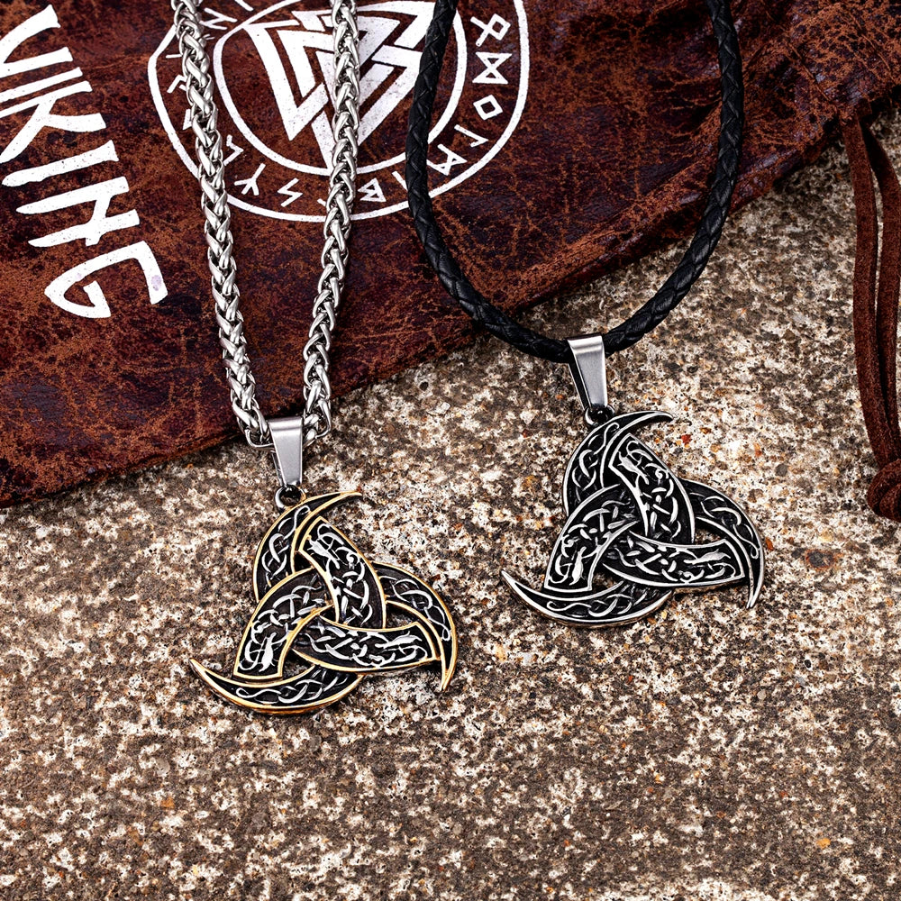 PENDRA Celtic Knot Viking Necklace