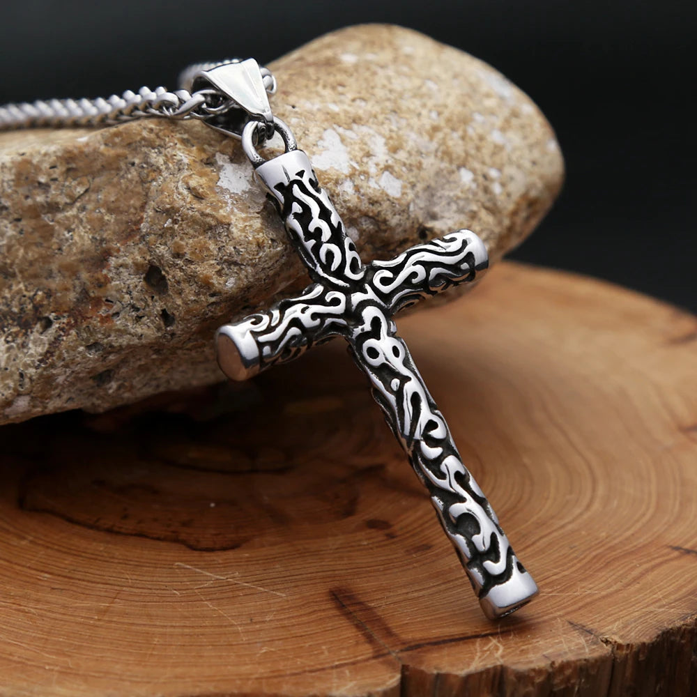 PENDRA Crossengrave Engraved Cross Pendant