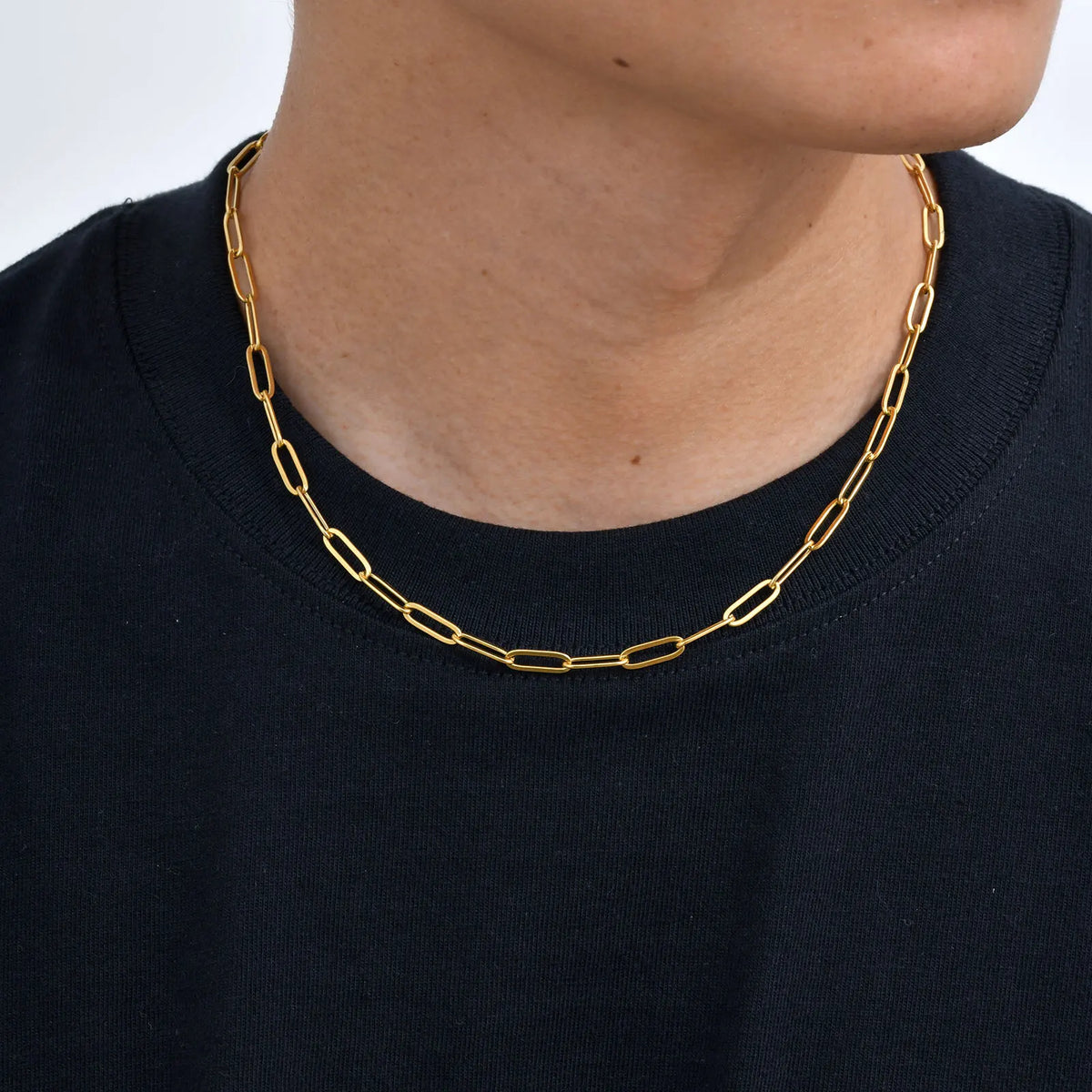 PENDRA Rectangle 4Mm Chain Necklace