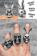 PENDRA Punk Gothic Skull Ring