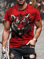 PENDRA Jesus Print Loose Comfortable Short-Sleeve God Bless You T-Shirt