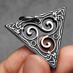 PENDRA Celtic Knot Steel Necklace