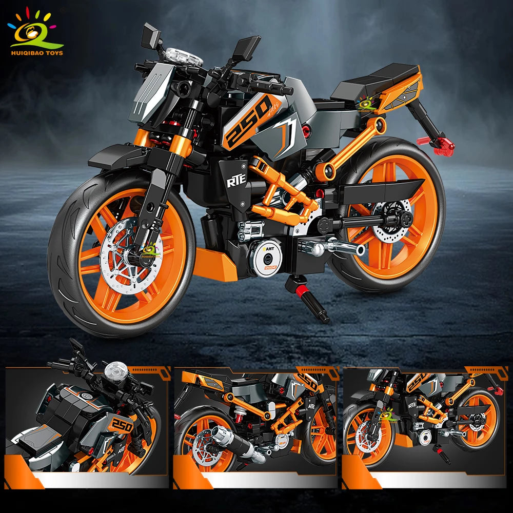 PENDRA Motorbike Moto Racer Building Set