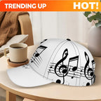 PENDRA Classic Musical Notes Baseball Cap