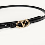 PENDRA Rheaene Leather Letter Elegant Belt
