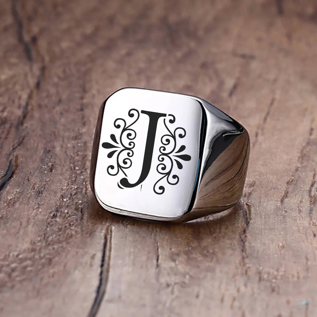 PENDRA Sigent Father's Day Steel Ring