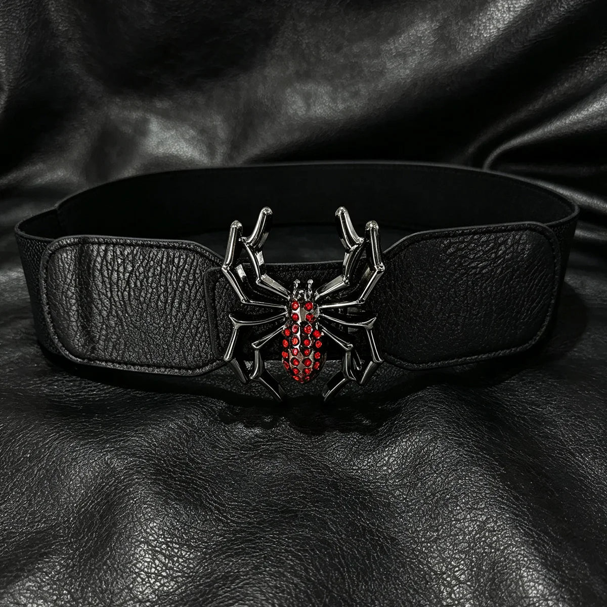 PENDRA Irisene Black Gothic Elastic Corset Belt