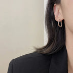 PENDRA Starfish 925 Sterling Silver Hoop Earrings