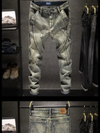 PENDRA Denim Straight Pants