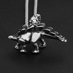 PENDRA Dinocute 316L Stainless Steel Dinosaur Pendant