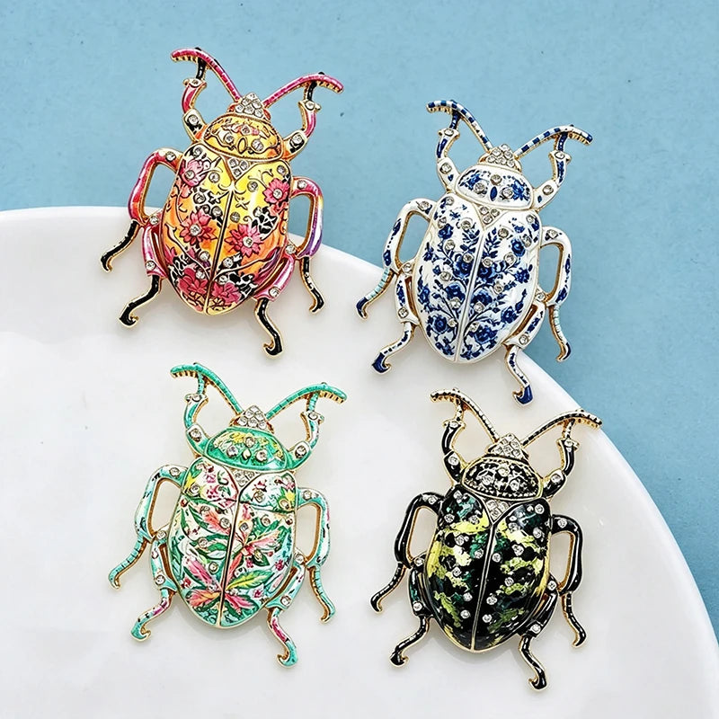 PENDRA Lovely Beetle Brooch