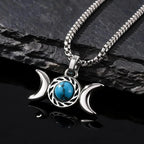 PENDRA Turquoise Knot Pendant Necklace