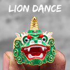 PENDRA Chinese Lion Dance Steel Ring