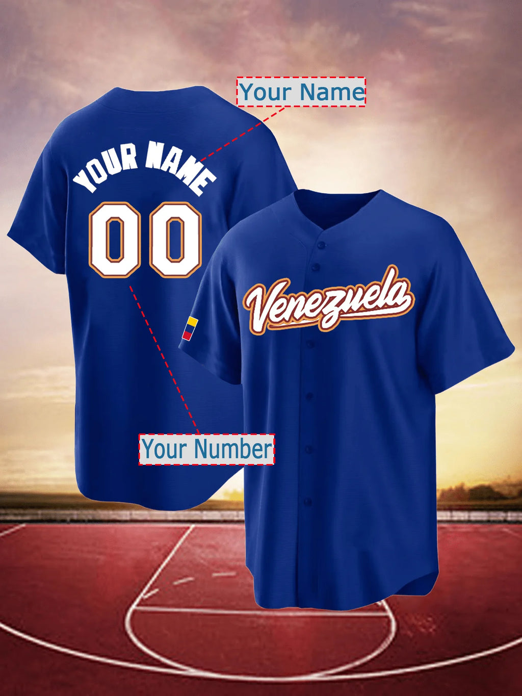 PENDRA Name Embroidery Wea Jersey