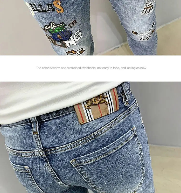 PENDRA Brand Slim Pencil Jeans