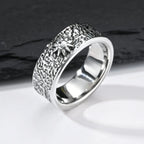 PENDRA Sun Moon Bend Steel Ring