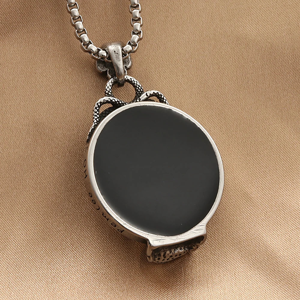 PENDRA Magicmirror Gothic Stainless Steel Pendant