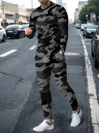 PENDRA Graffiti Long-Sleeve Pajama Loungewear Set