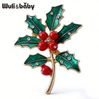 PENDRA Carnelia December Birthday Enamel Flower Brooch