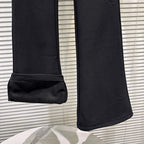 PENDRA Micro Flared Velvet Pants